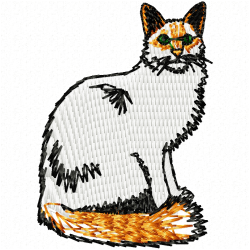 Cats Embroidery Design 9